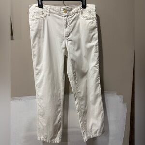 LRL Lauren Jeans Co. Ralph Lauren White Cotton Pants